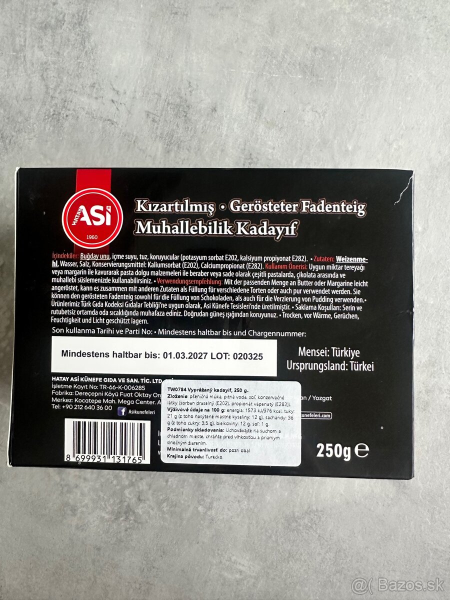 Pražený kadayif 250g,nové balenie - 4