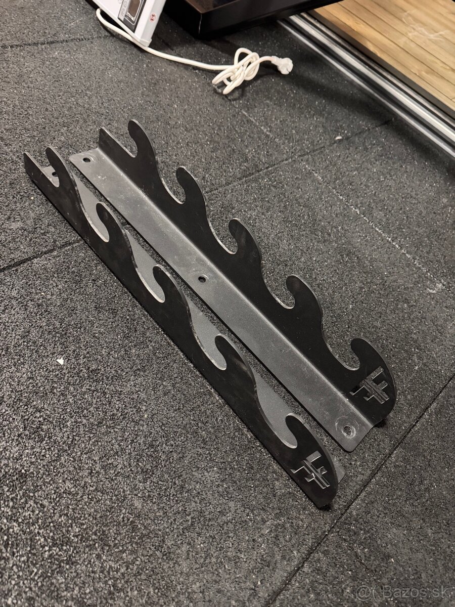 Držiak na osy / tyče – Forward Fitness, oceľový, na stenu - 4