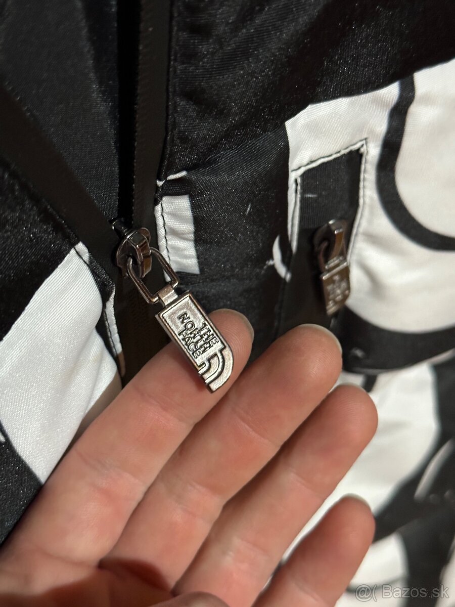 Zimná bunda The North Face - bielo čierna M/L - 4