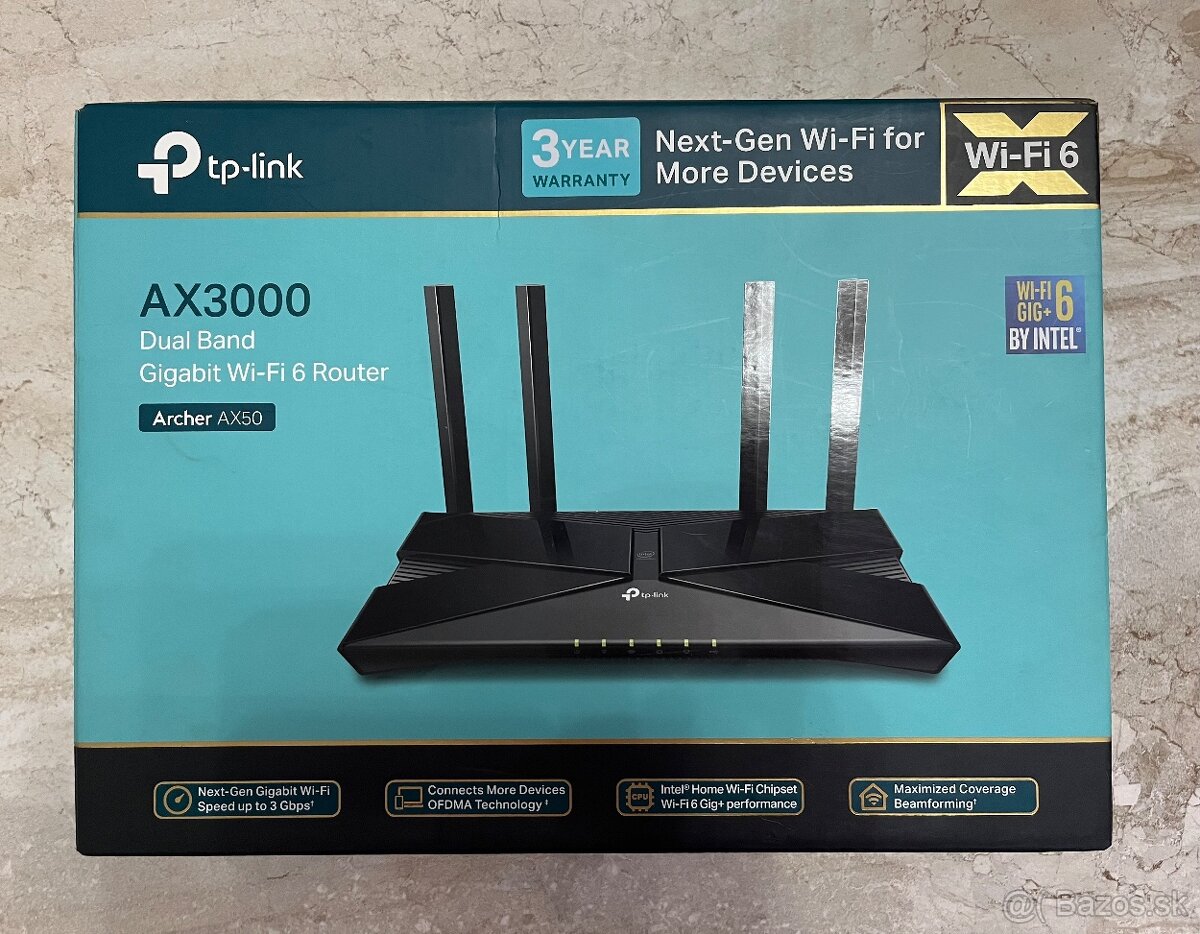TP-Link Archer AX50, Wi-Fi router - 4