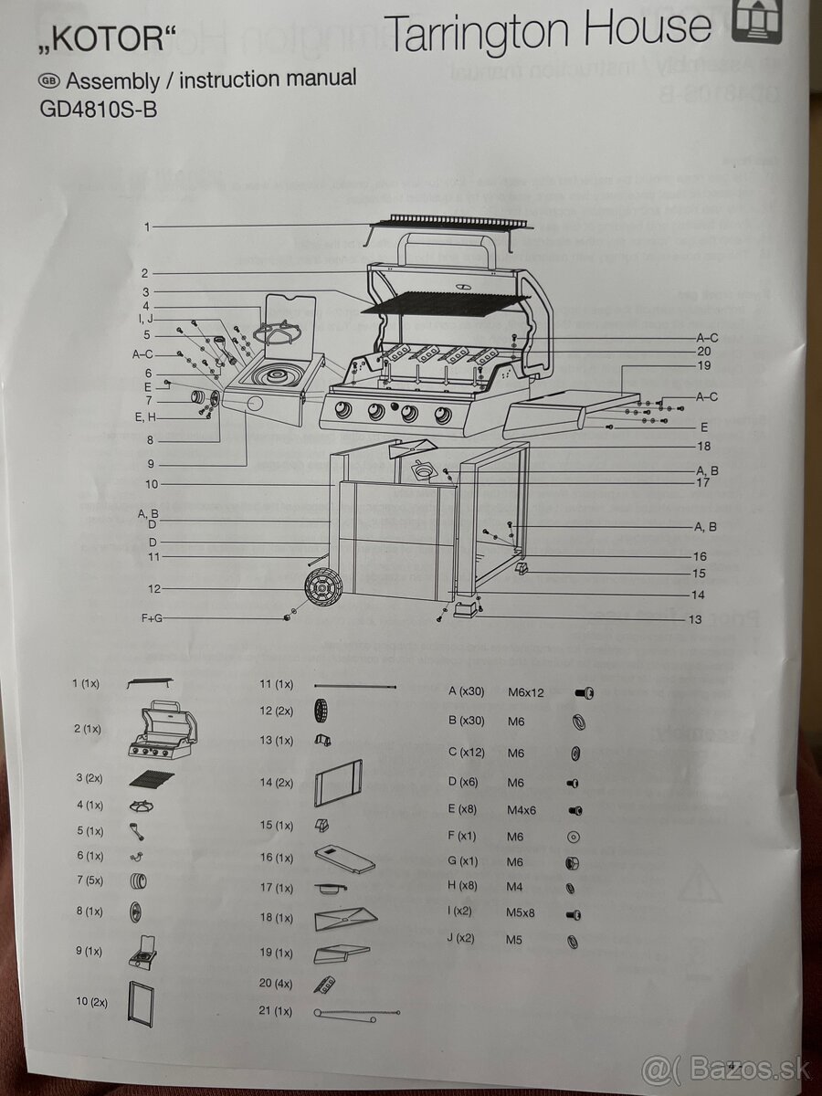 Záhradný gril Tarrington House -Kotor - 4