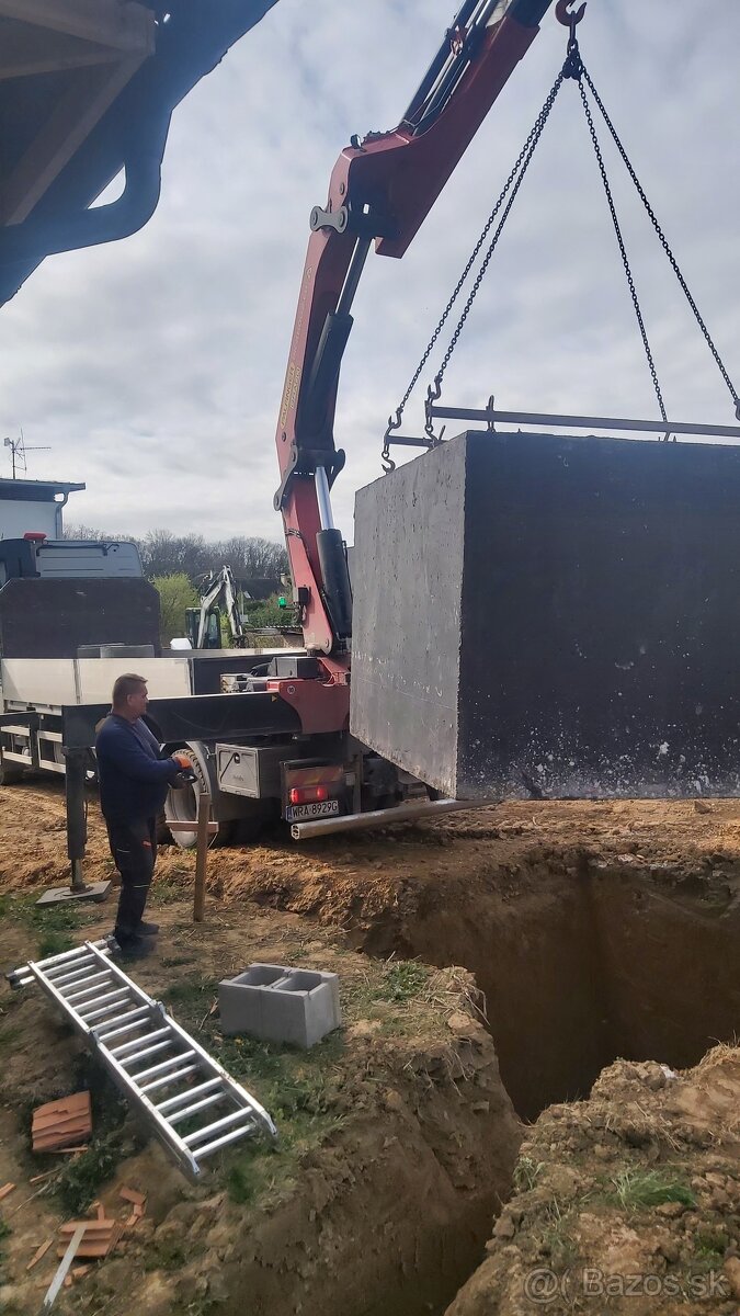 BETONOVÁ ŽUMPA 9m3, BETÓNOVÁ PIVNICA BETÓNOVÁ NÁDRŽ NA VODU - 4