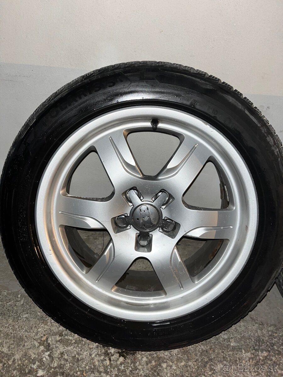 DISKY R17 AUDI/VW/ŠKODA 5x112 + zimné Barum - TOP STAV - 4