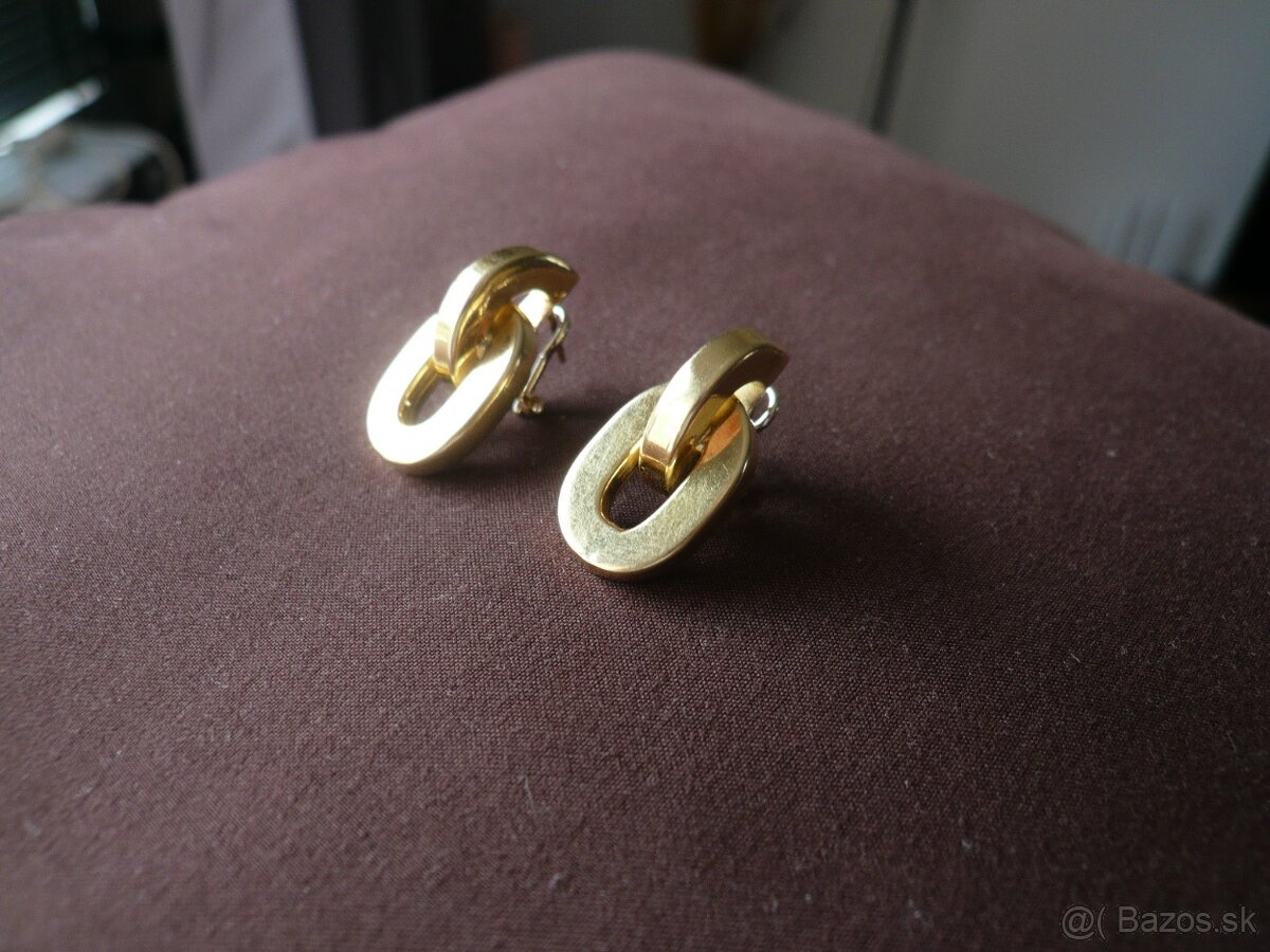 predam zlate nausnice 18karatove - 4