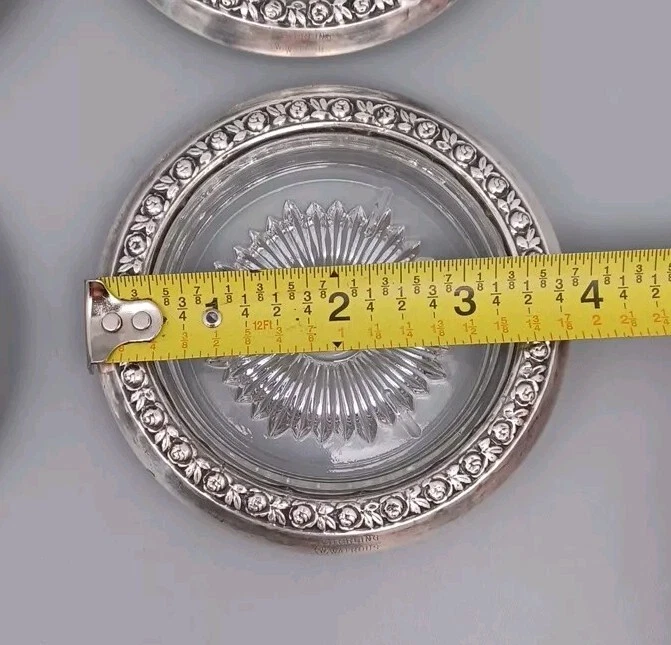 Predam strieborno-kristalove podlozky pod flase pohare. - 4