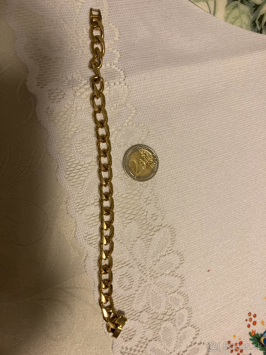 Pozlátená retiazka na ruku - 4