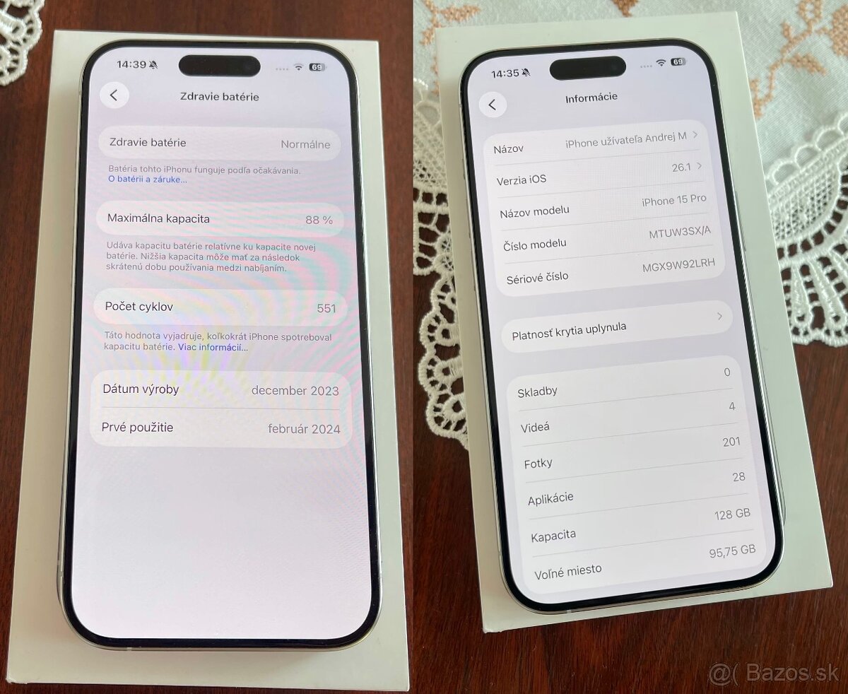 Apple iPhone 15 Pro 128GB - 4