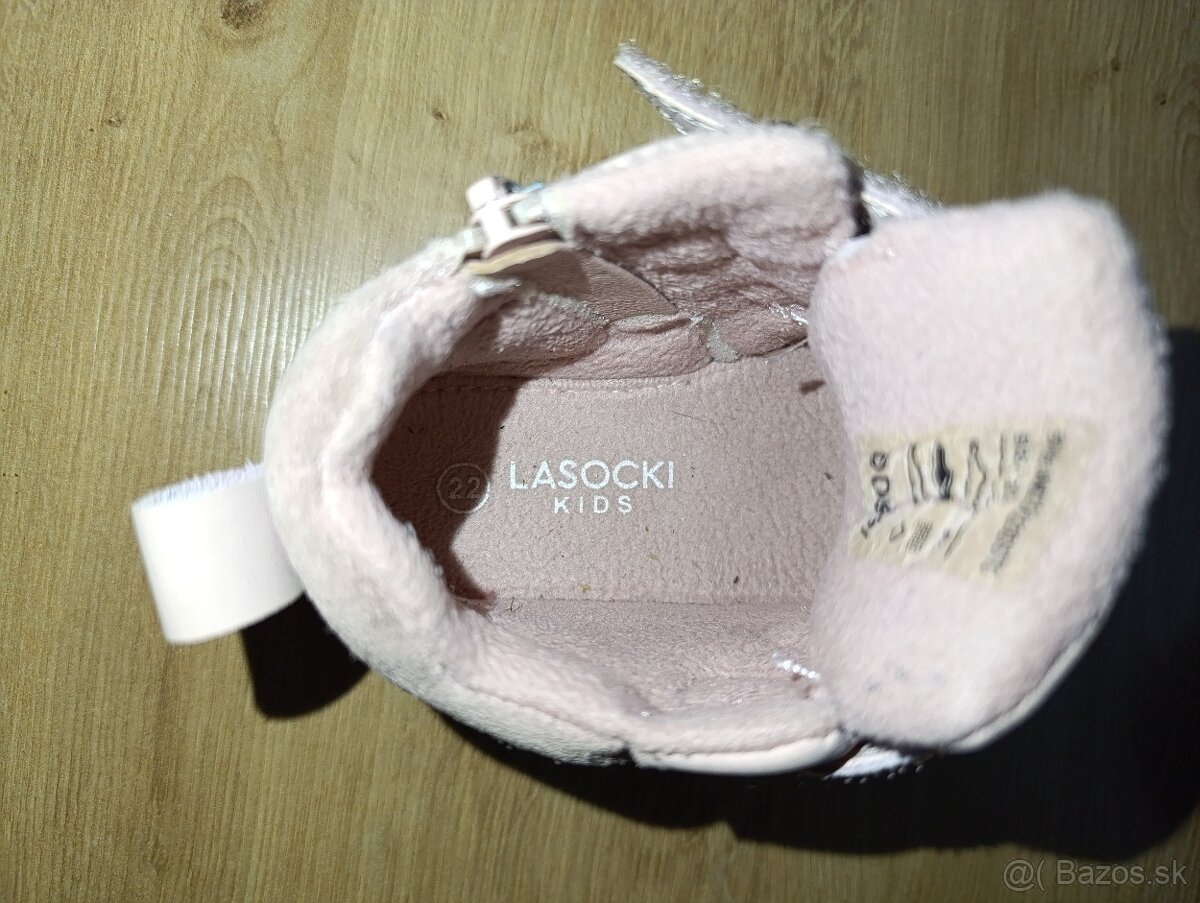 Detské zateplené topánky 22 lasocky - 4