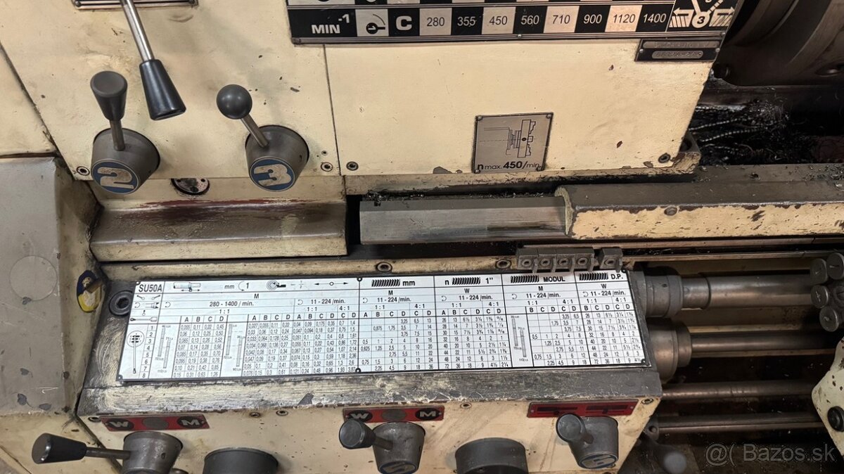 Hrotový soustruh TOS SU 50 A (9318) - 4
