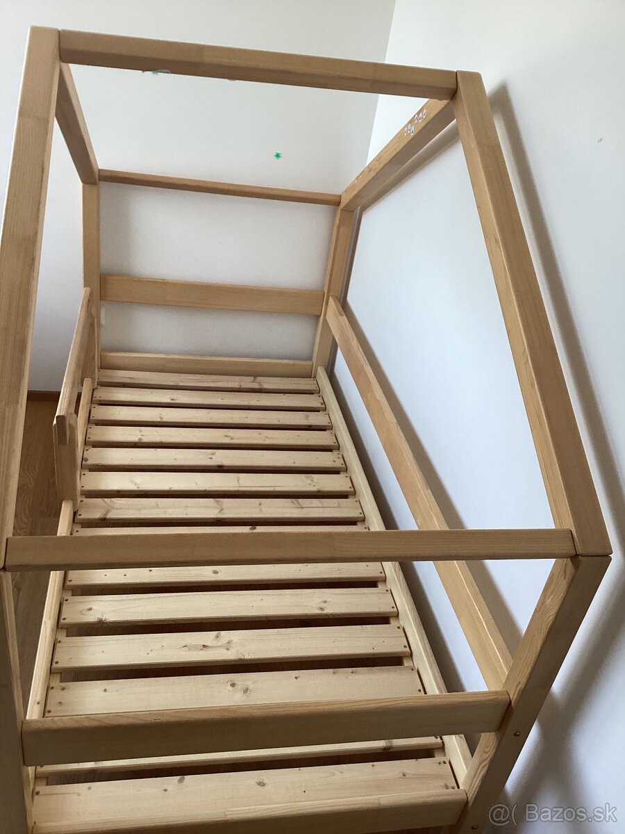 Detská posteľ domček LUCKY so zábranou - 4