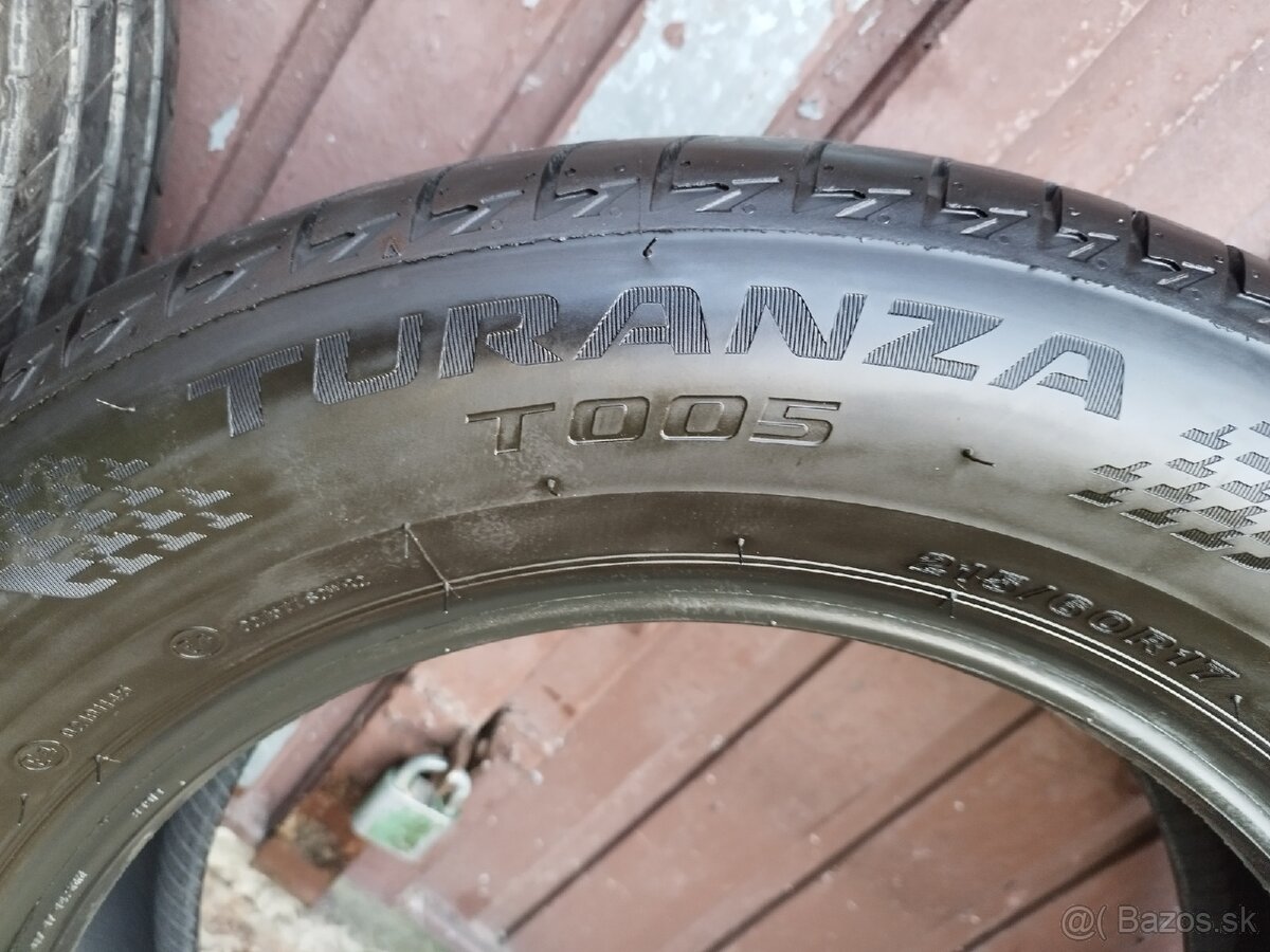 letne pneumatiky 215/60 r17 BRIDGESTONE - 4