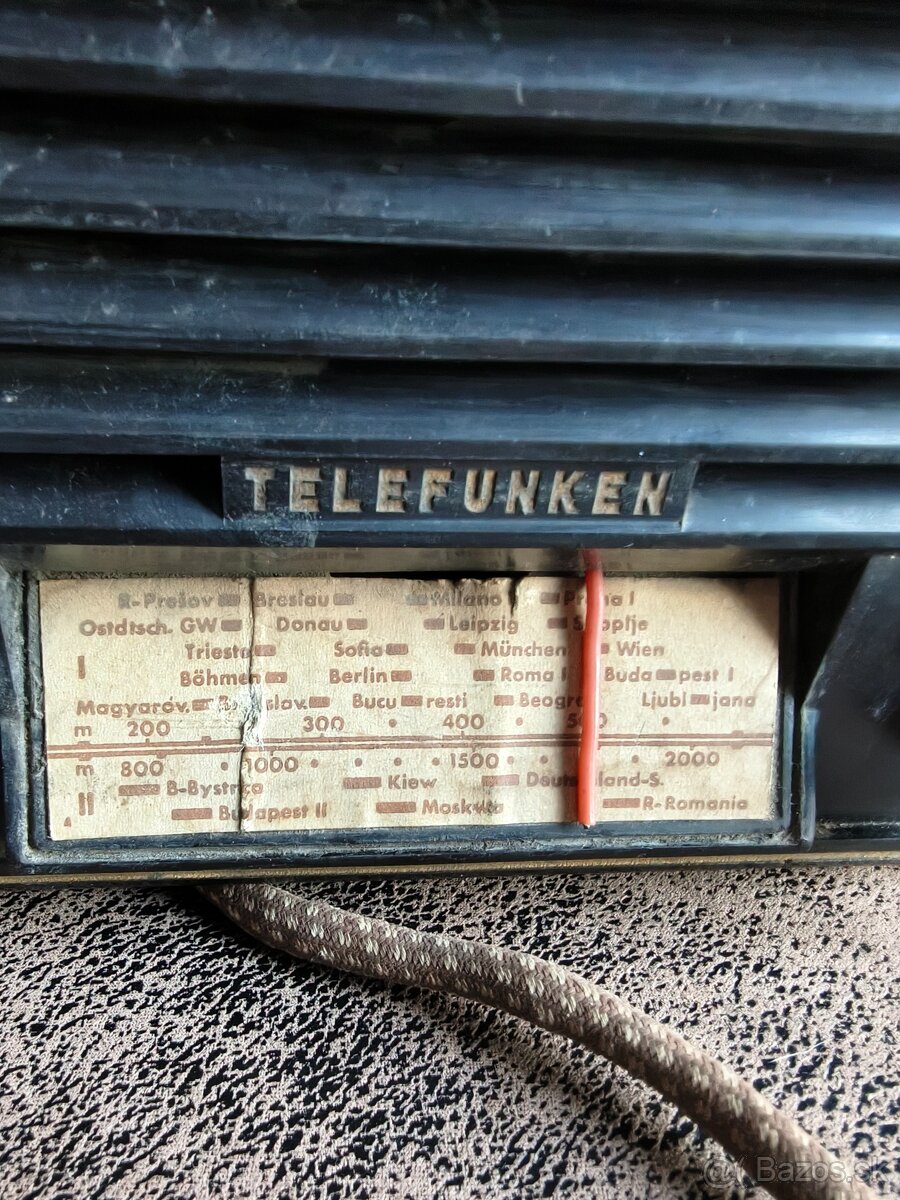 Predám rádio telefunken - 4