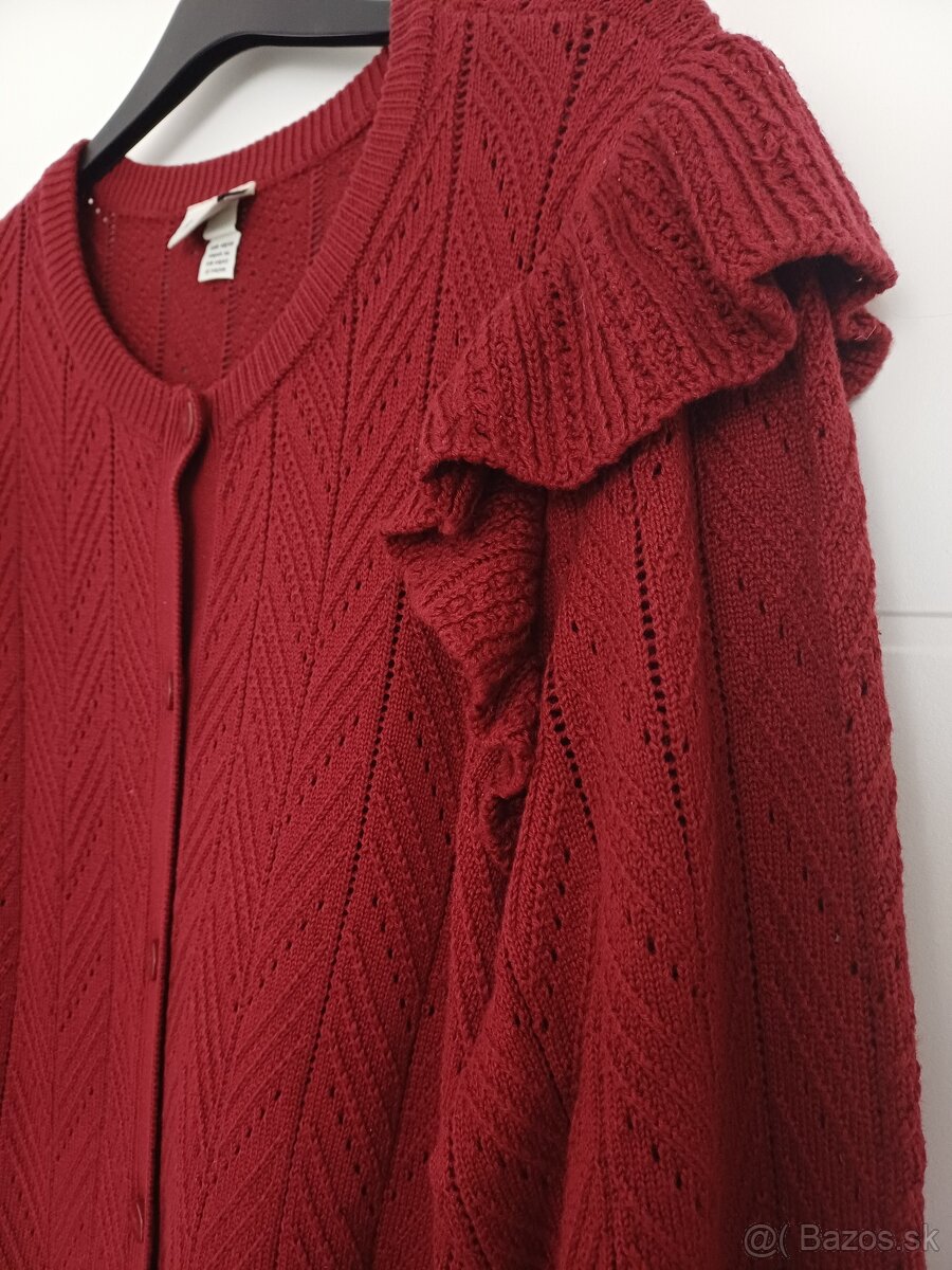 Bordový sveter - 4