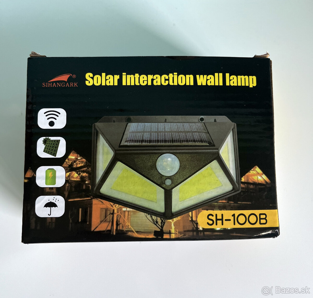 Solárna lampa na stenu so senzorom pohybu - 4