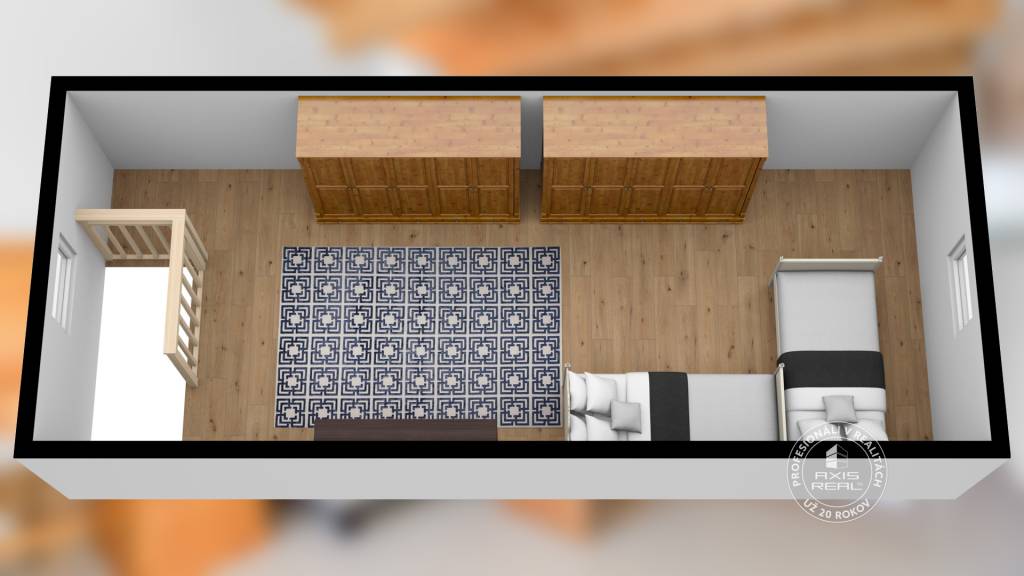AXIS REAL | 2-izb. MEZONET, PREDZÁHRADKA, PARKING, BA II., H - 4