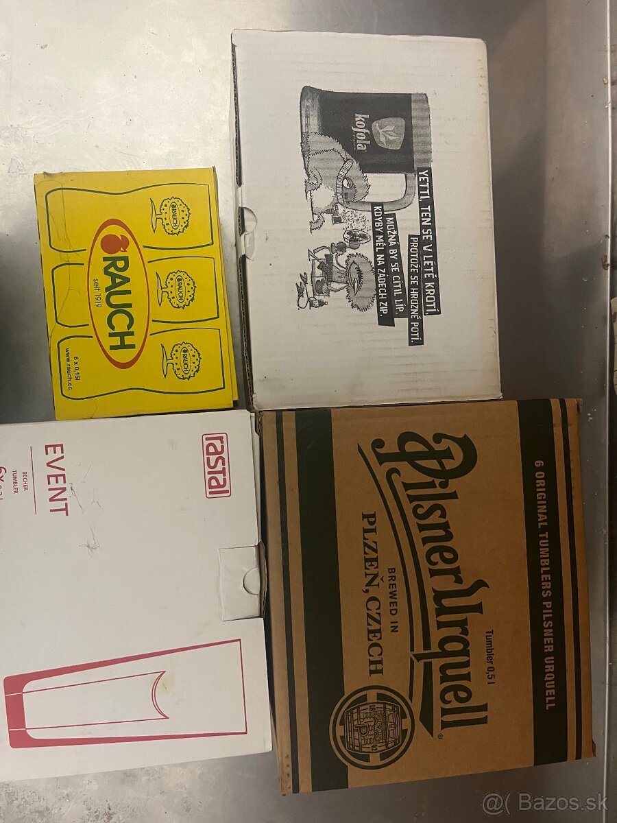 Predám poháre na pivo – rôzne veľkosti - 4