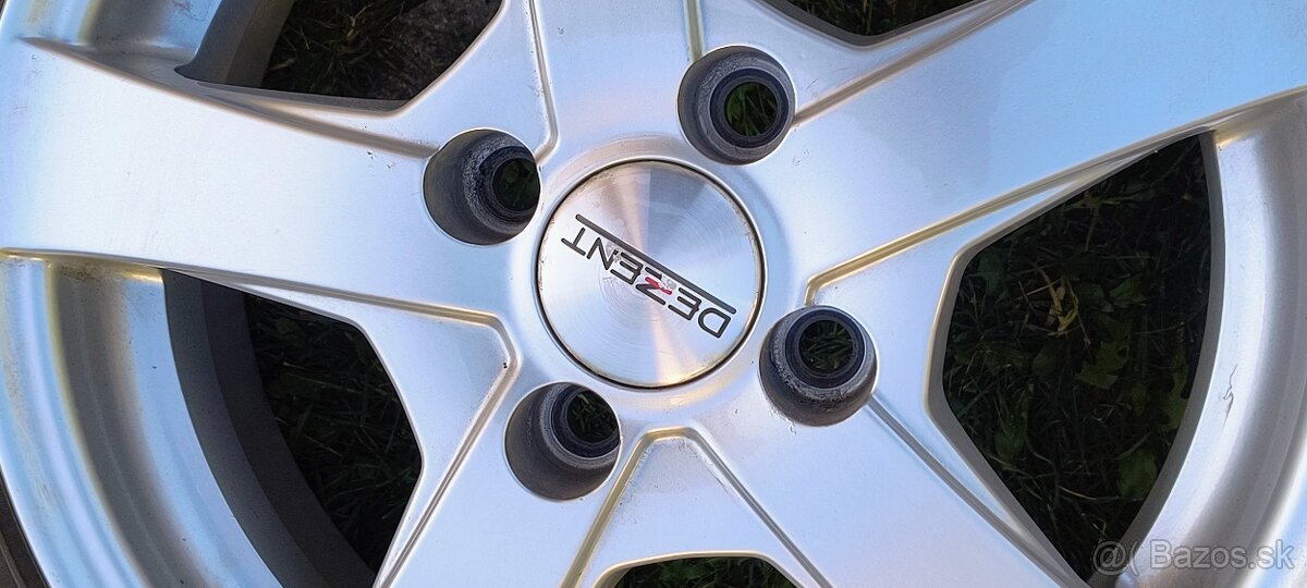 Hliníkové disky s pneumatikami používané jednu zimu - 4