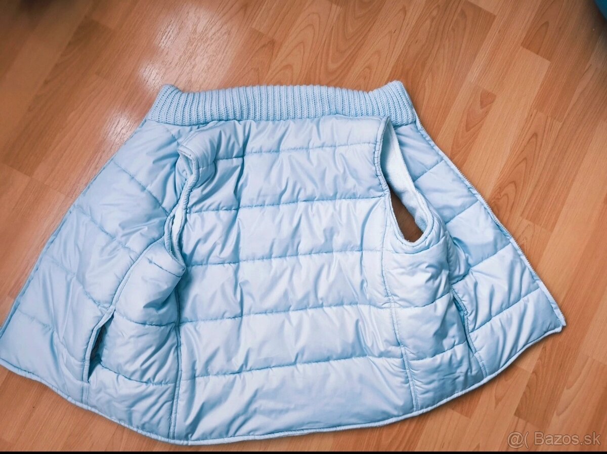 Dievčenská bunda - vesta obojstranná - 4