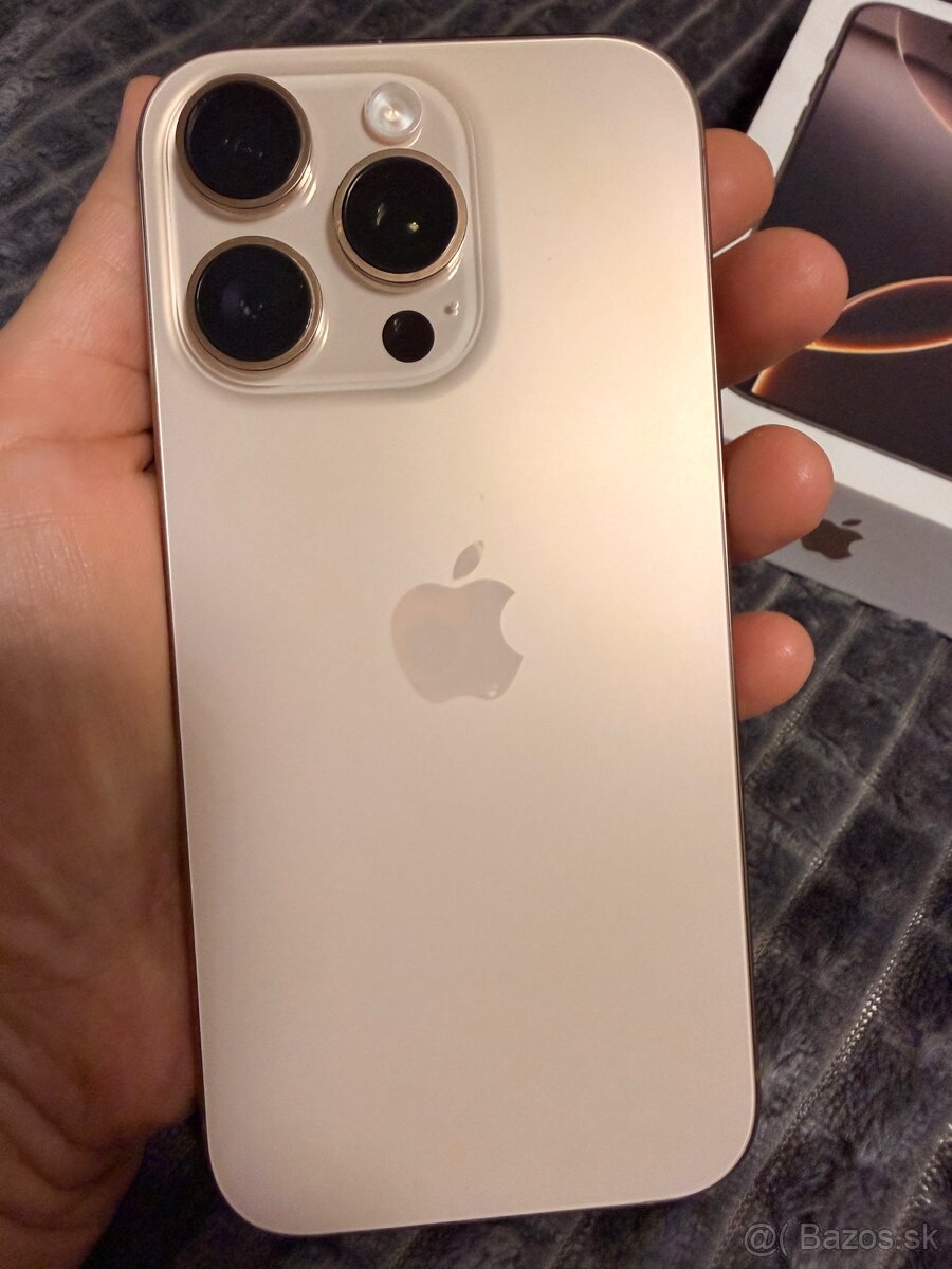 Predám iPhone 16pro, 256gb, gold AKO NOVÝ - 4