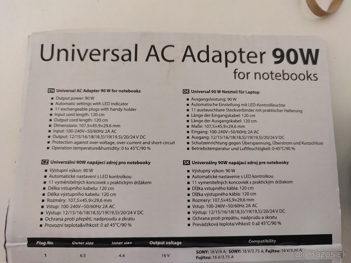 Napájacie adaptéry pre notebooky - 4