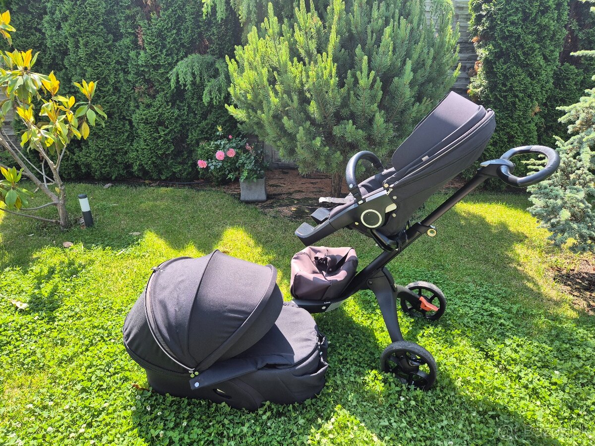 kočík STOKKE XPLORY black (podvozok/vanička/športová časť) - 4
