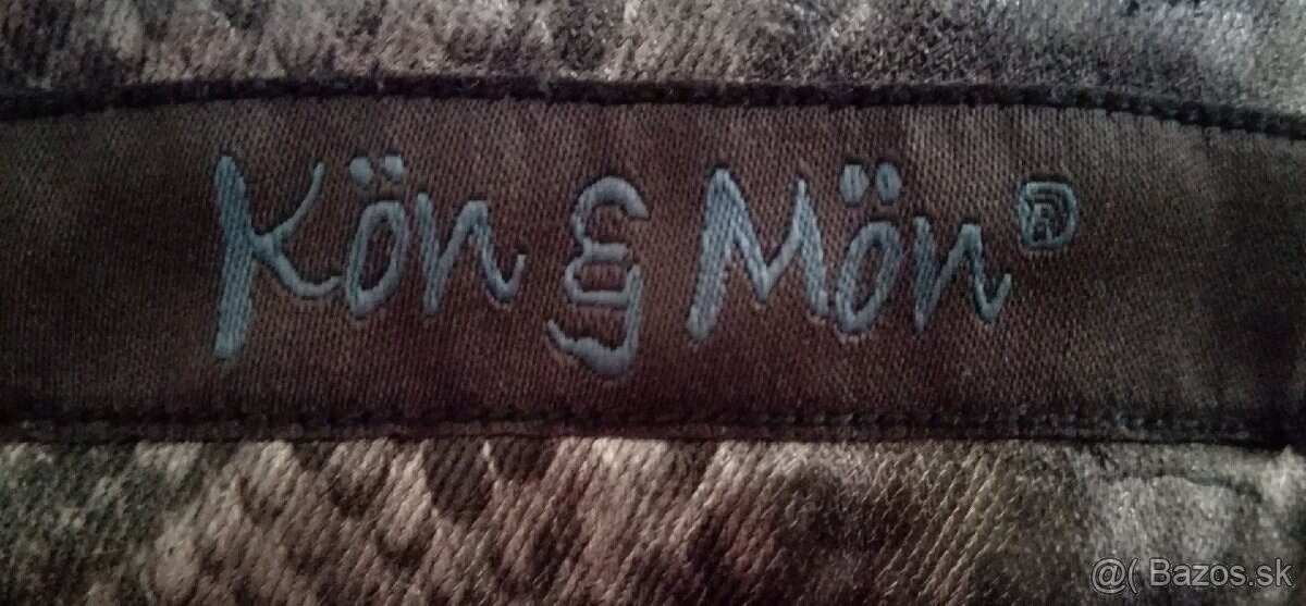 KÖN & MÖN extravagantné pánske nohavice, hadí vzor - 4