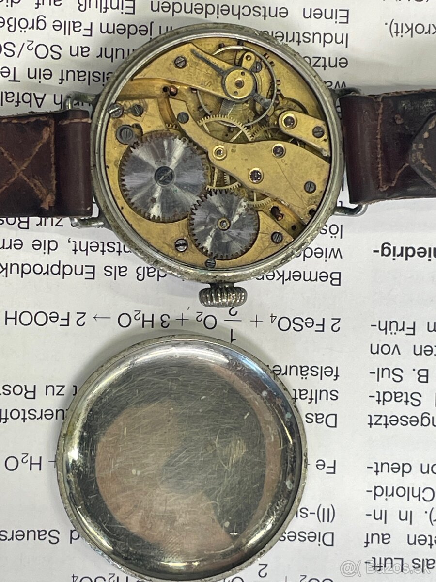 Predám vzácne vojenske hodinky z prvej svetovej vojny - 4