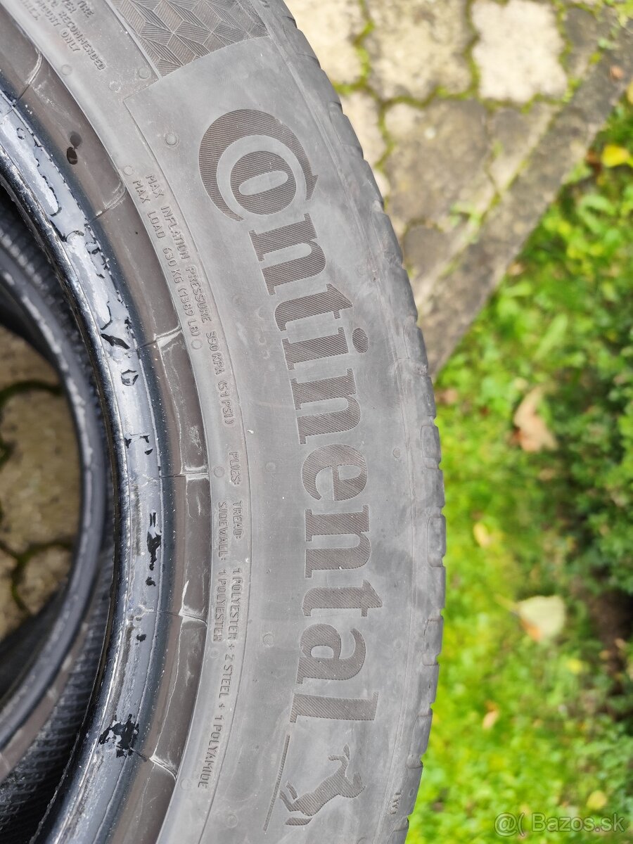 4ks letné pneumatiky Continental 205/60 R16 - 4