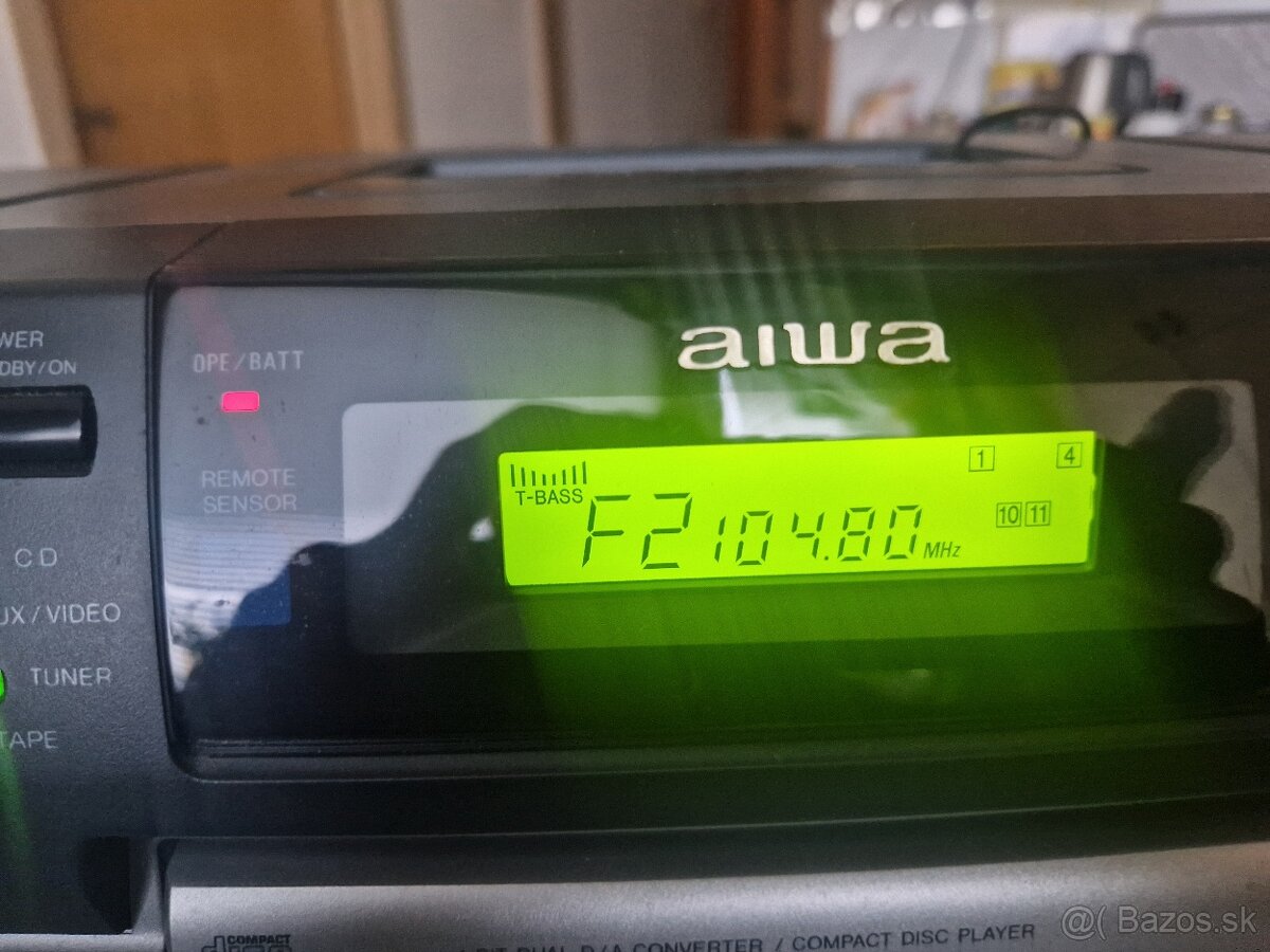 Prenosné rádio veža AIWA 230v 12v Autoberia aj Baterky - 4