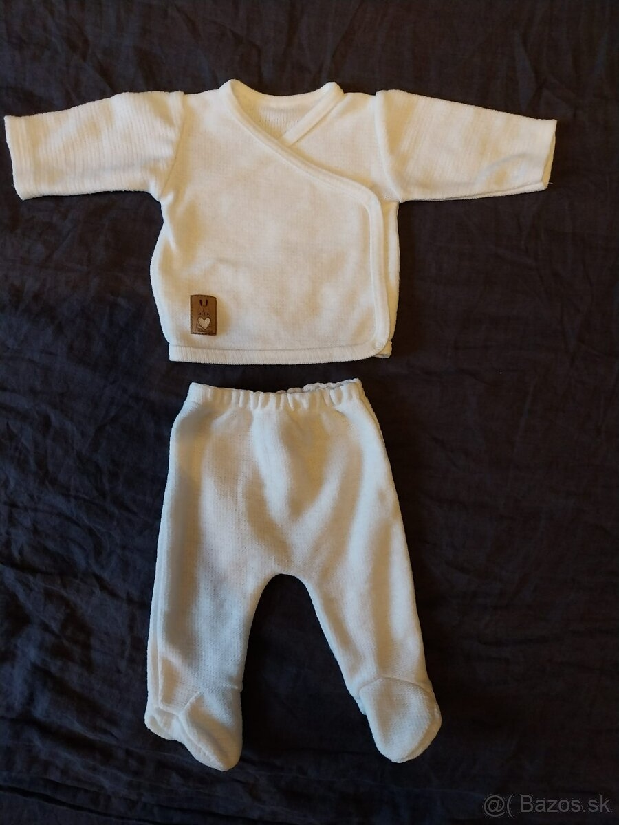 Oblečenie (aj) na krst - detský overál, svetrík, polodupačky - 4