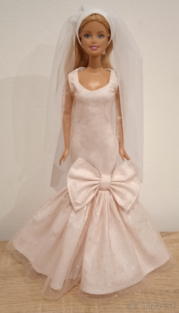 Barbie -svadobne šaty pre Barbie - 4