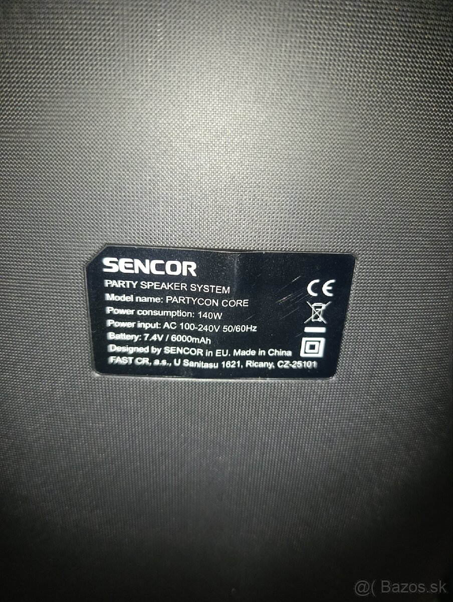 Párty reproduktor Sencor Partycon core - 4
