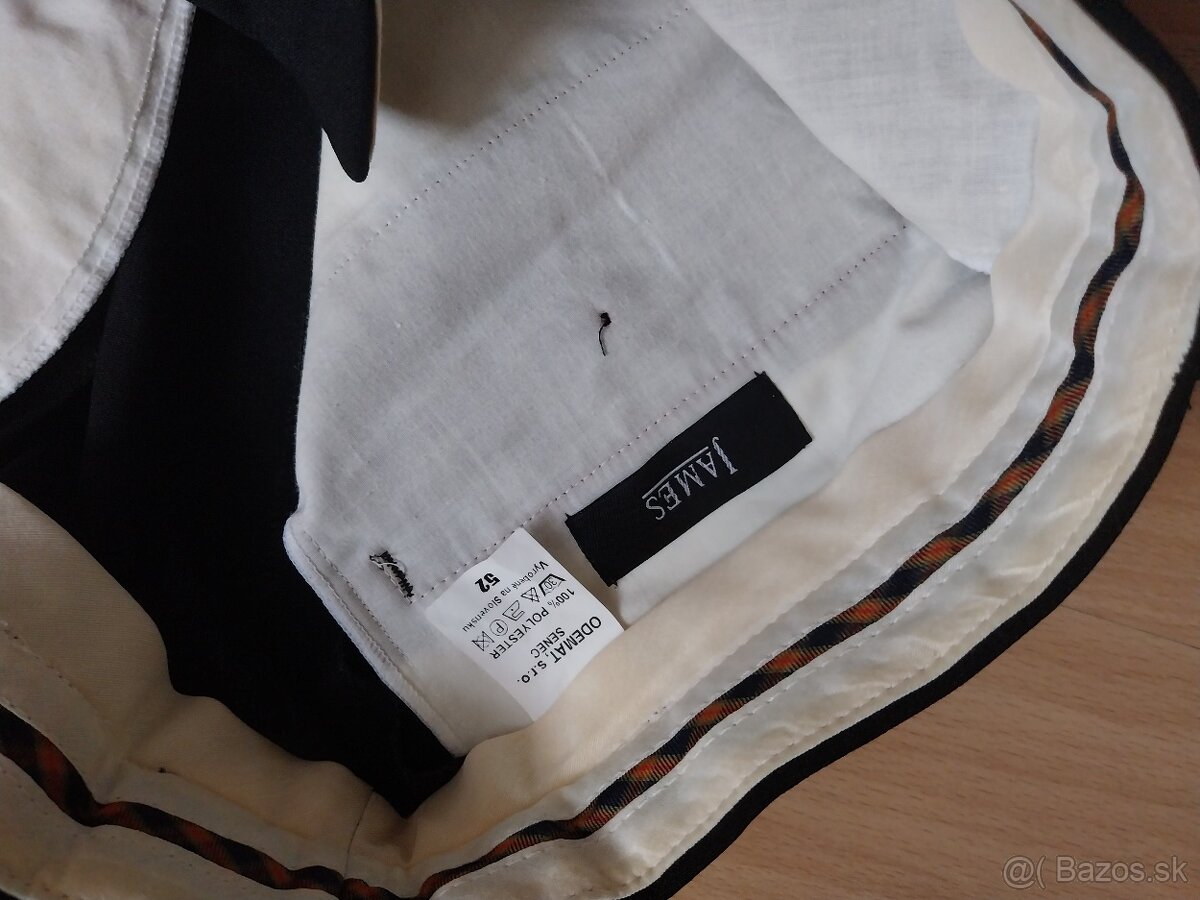 Pánsky oblek veľ.50 s košeľou - 4