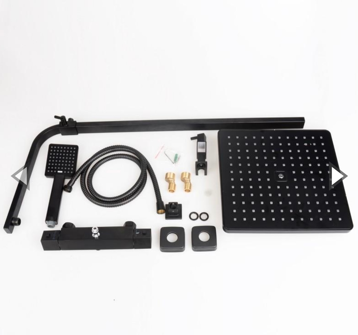 Predám sprchovú súpravu v čiernej farbe - 4