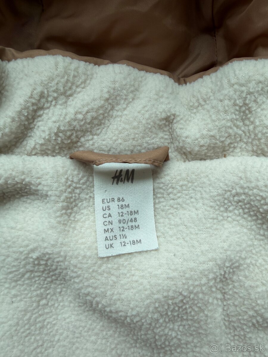 Detská zimná bunda H&M, veľ.86 - 4