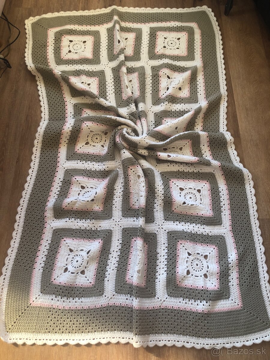 Štrikovaná deka / prehoz - 4