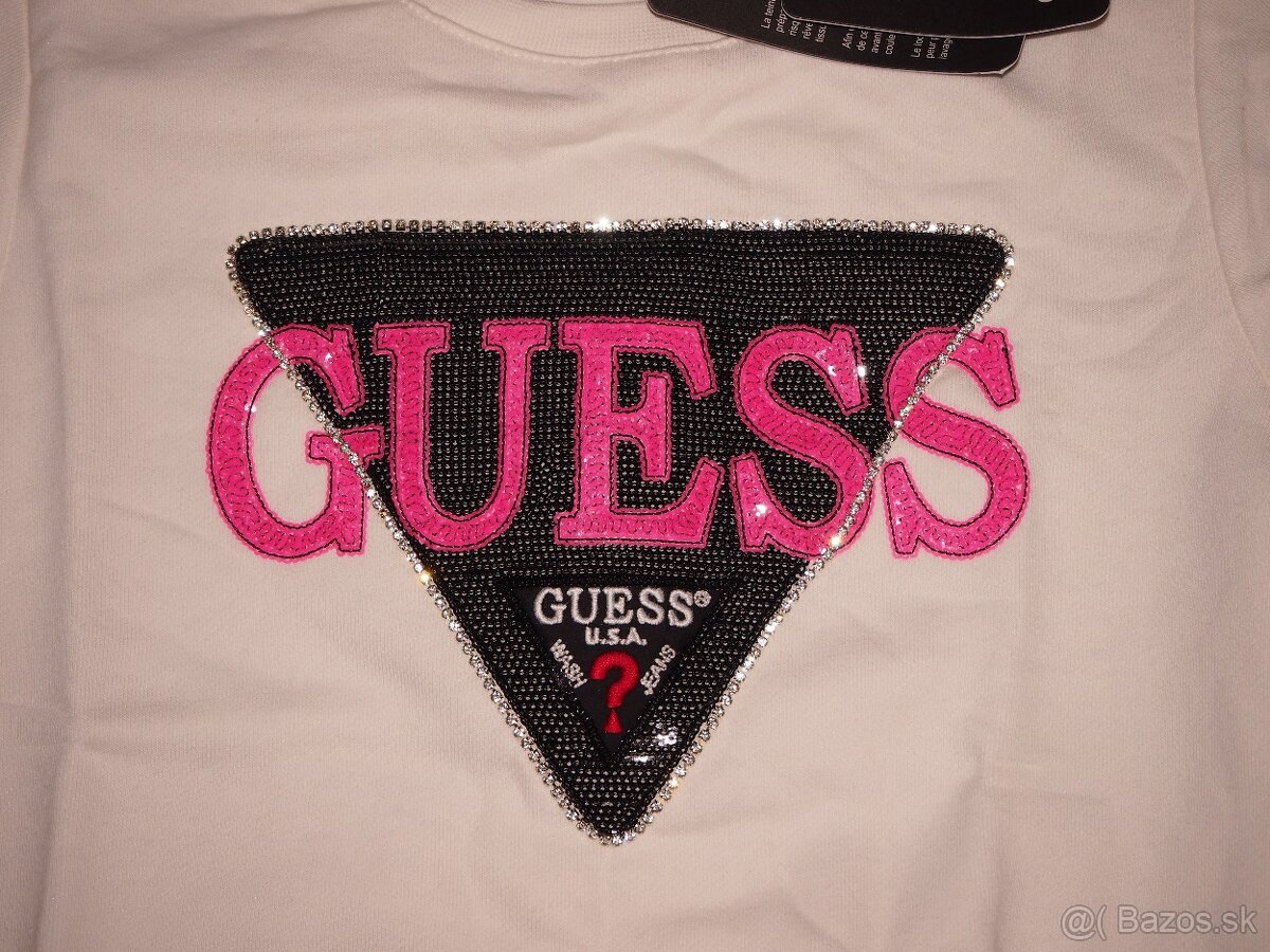 Guess dámska biela mikina - 4