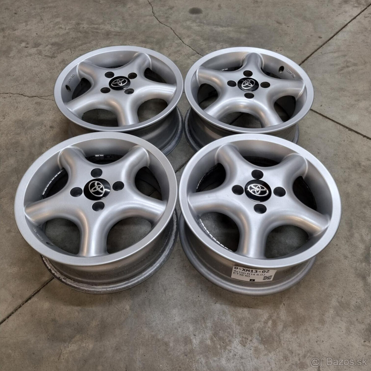 Hliníkové disky 4x100 R14 6J ET38 - 4