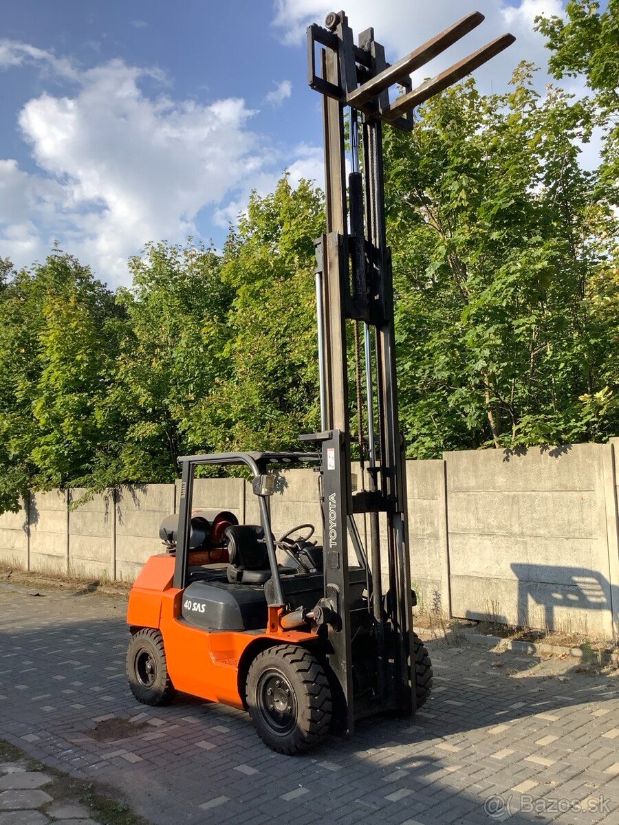 Toyota 7FG40 LPG, 4 t, Triplex 4,7 m - 4