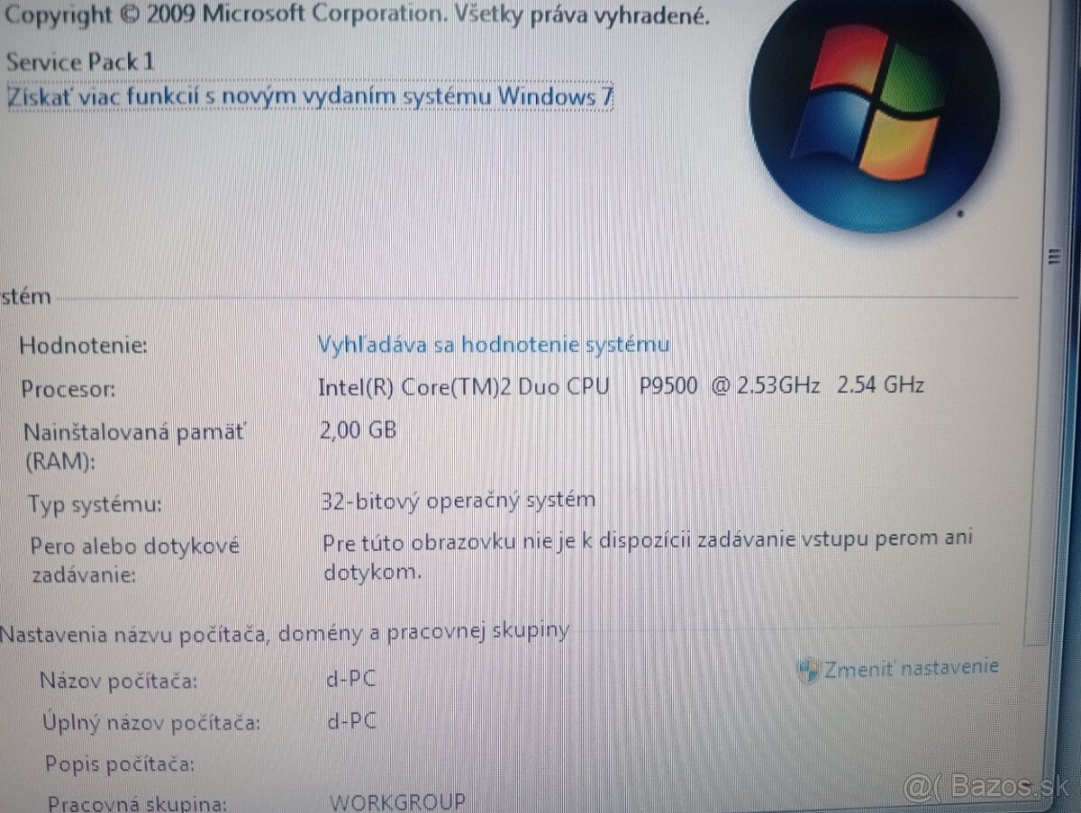 predám notebook DELL LATITUDE E6400 , WINDOWS 7 - 4