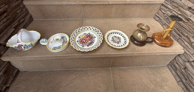 Modranská keramika, vázy, popolníky,hrubostenné taniere,iné - 4
