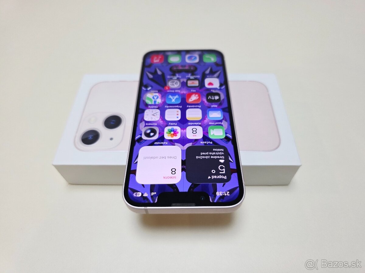 APPLE IPHONE 13 mini 128GB PINK,ZDRAVIE BATERKY 100% - 4