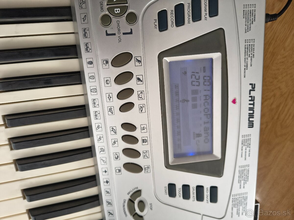 Predám detské klávesy Platinum. - 4