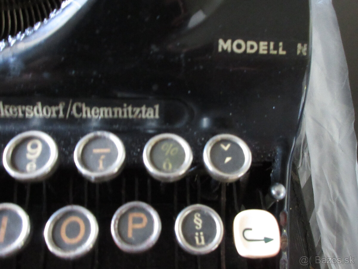 Kufríkový písací stroj GROMA, Modell N, 1.pol.20.stor - 4