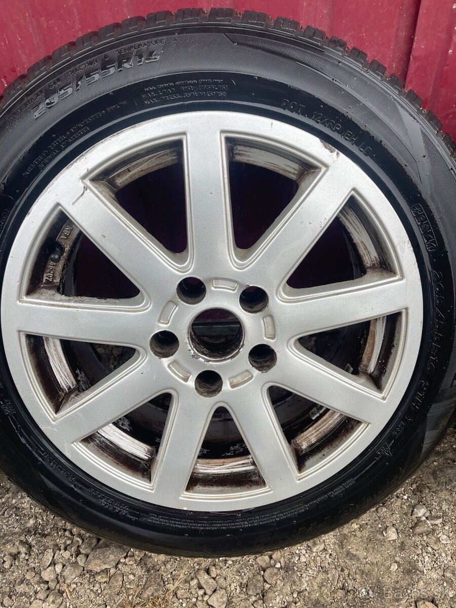 Predám R16 alu disky s pneu - 4