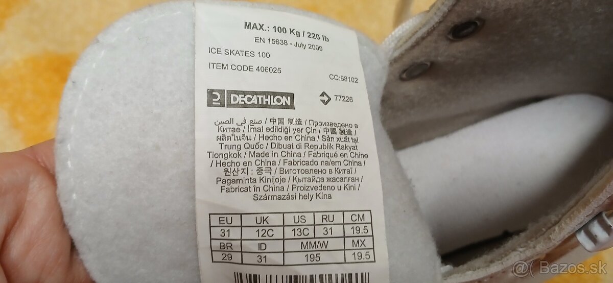 Detské korčule OXELO JUNIOR veľ.31 - 4