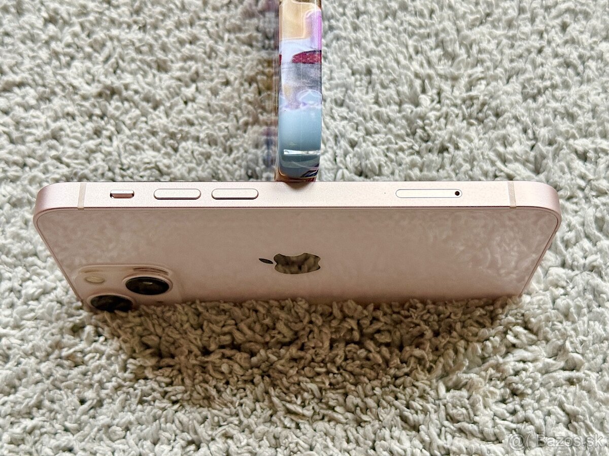 iPhone 13 Mini 128GB, Ružový, NOVÁ BATERKA, TOP STAV - 4