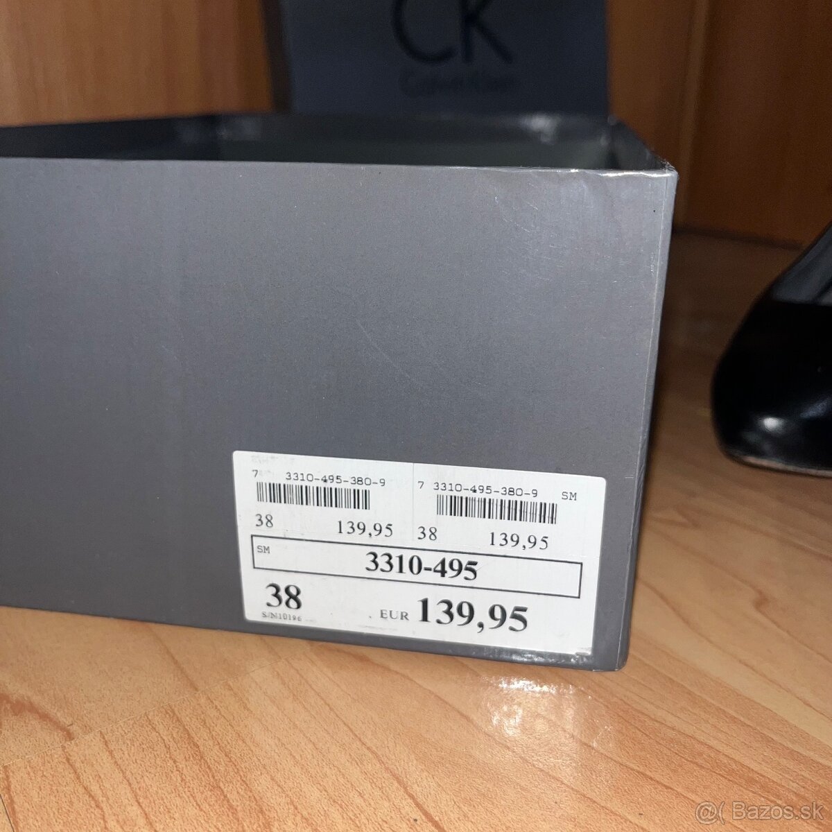 Calvin Klein spoločenské čierne lodičky - 4