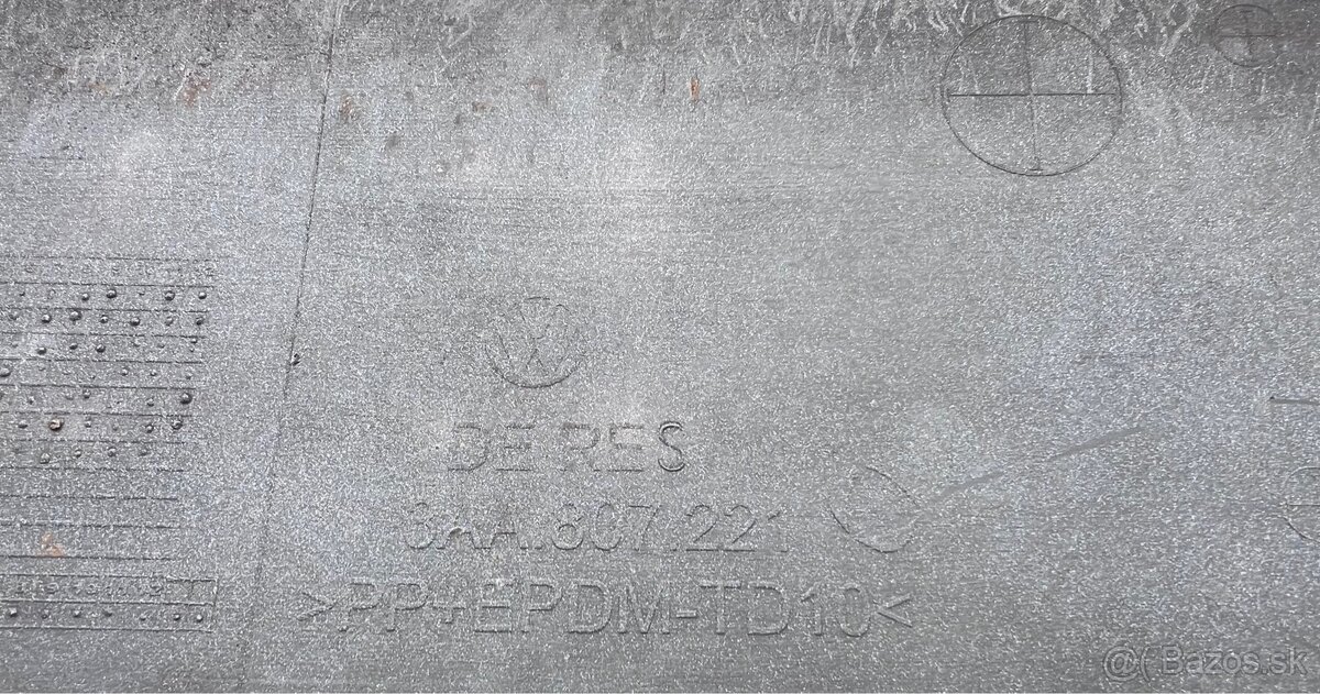 VW Passat B7 predný nárazník 3AA807221 - 4