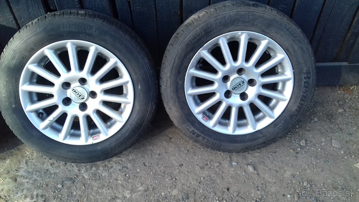 Elektróny R14 - 5x100 185/60 r14 - - 4